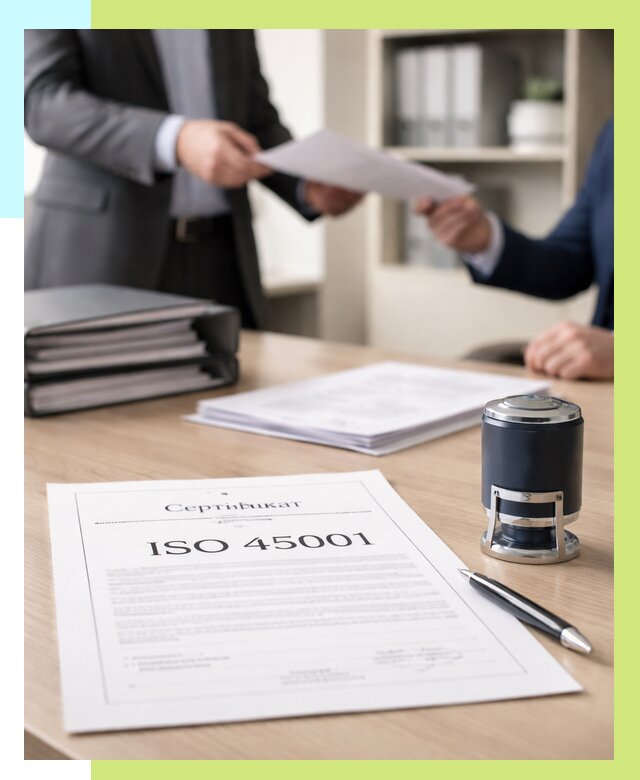 Сертификат ISO 45001 в Урюпинске под ключ от 46355 р. | Сертэкс